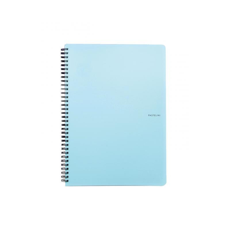 Poznámkový blok A4 Karton PP Pastelini modrý