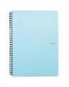 Poznámkový blok A4 Karton PP Pastelini modrý