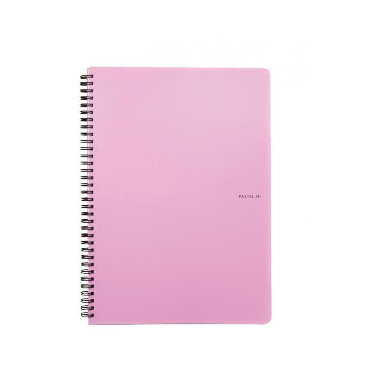 Poznámkový blok A4 Karton PP Pastelini ružový