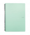 Poznámkový blok A4 Karton PP Pastelini zelený
