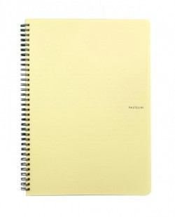 Poznámkový blok A4 Karton PP Pastelini žltý