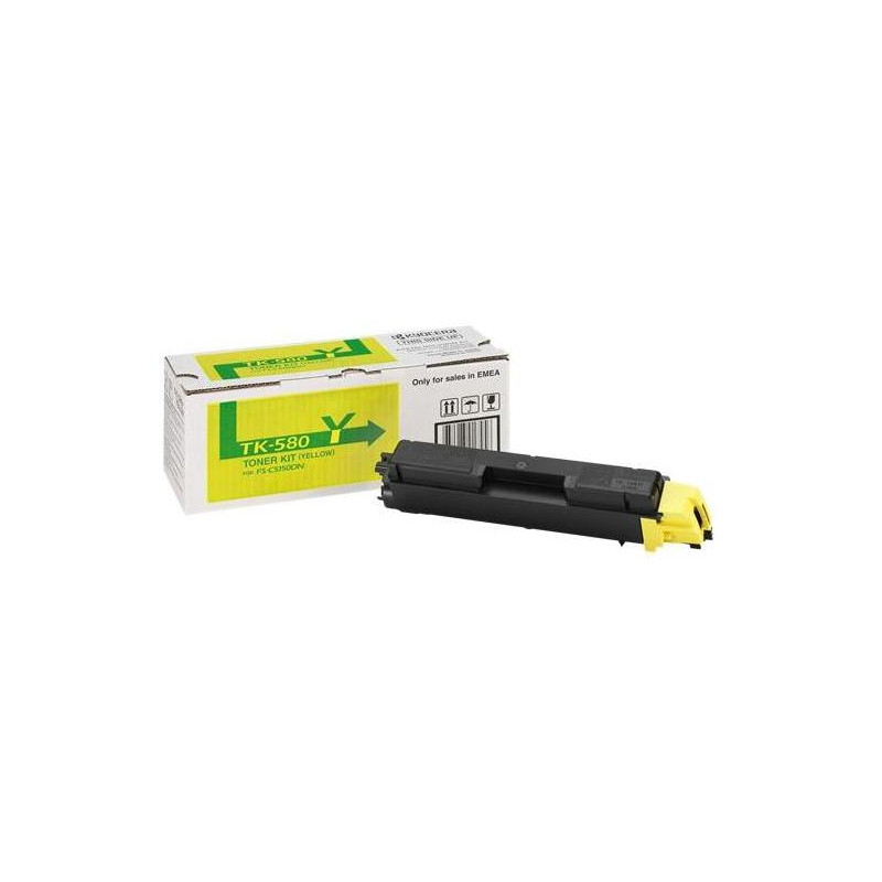 Toner Kyocera TK-580Y pre FS-C 5150DN/Ecosys P6021 yellow (2.800 str.)