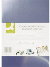 Plastové obálky na krúžkovú väzbu Q-Connect A4 PVC 150mic číre