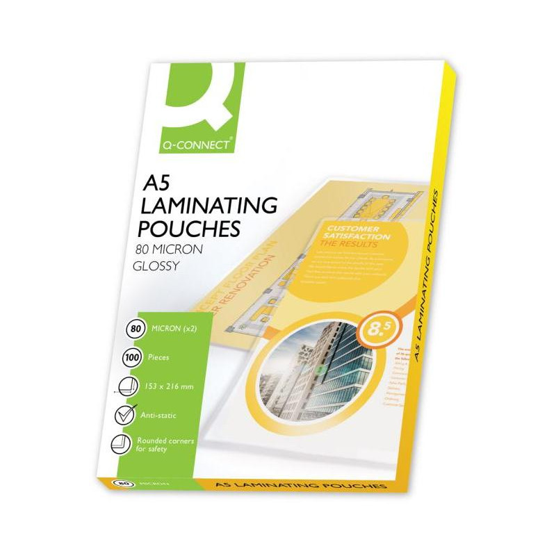 Laminovacie fólie Q-Connect 154x216 /A5/ 80mic.