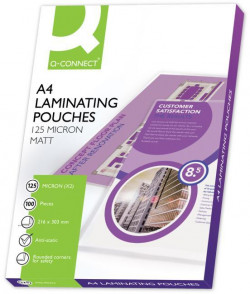 Laminovacie fólie Q-Connect 216x303 A4 125mic. matné