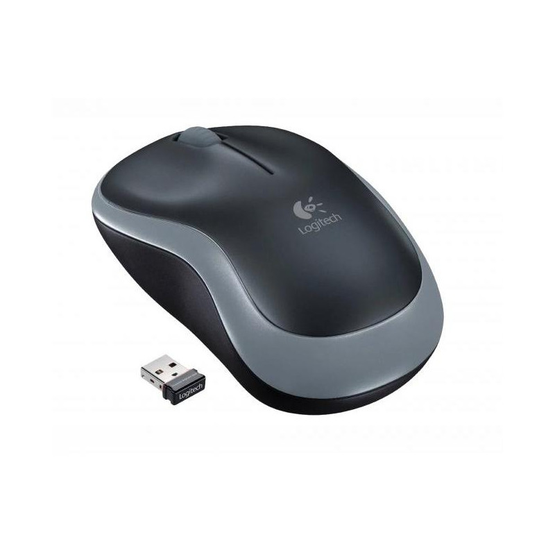 Myš Logitech M185 sivá, bezdrôtová, optická