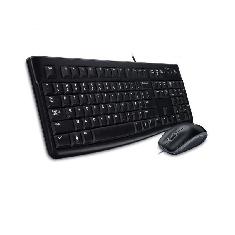 Klávesnica Logitech MK 120, USB, SK/CZ + optická myš