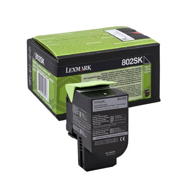 Toner Lexmark 802SK pre CX310/CX410/CX510 black (2.500 str.)