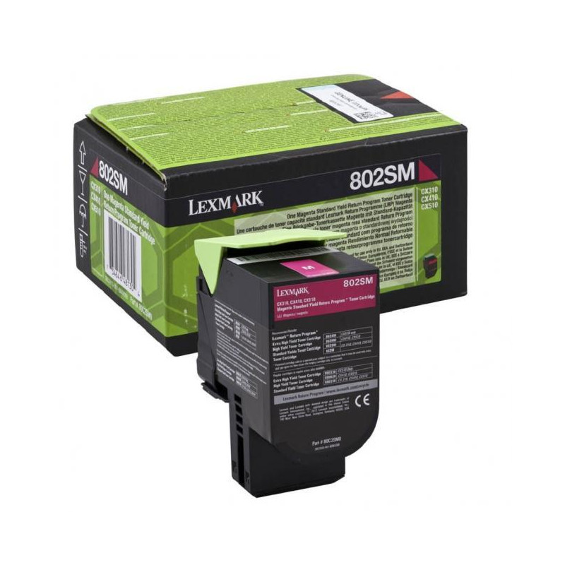 Toner Lexmark 802SM pre CX310/CX/410/CX510 magenta (2.000 str.)