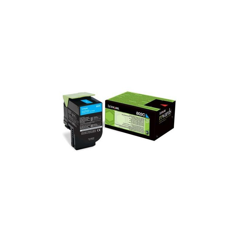 Toner Lexmark 802C pre CX310/CX410/CX510 cyan (1.000 str.)
