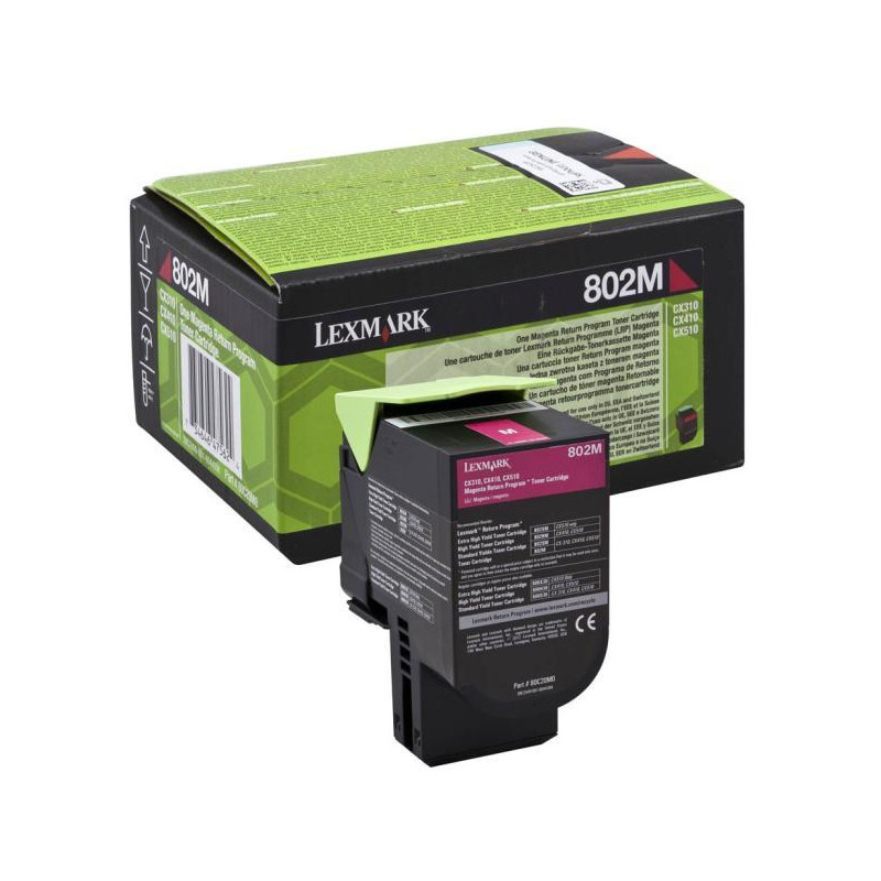 Toner Lexmark 802M pre CX310/CX410/CX510 magenta (1.000 str.)