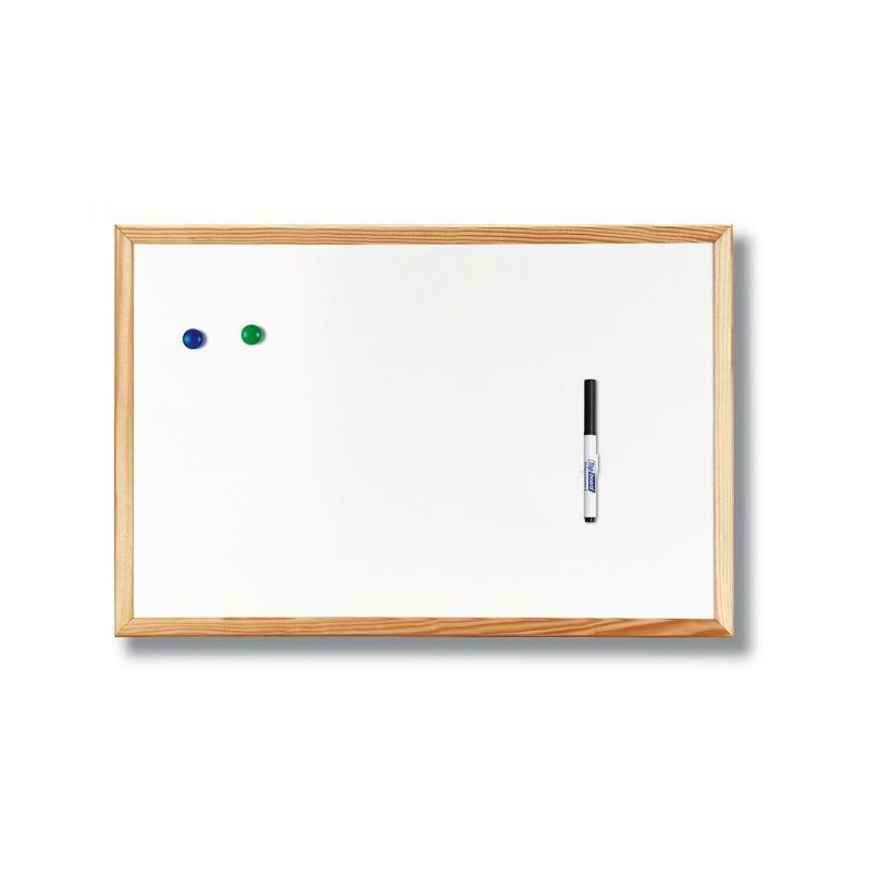 Magnetická tabuľa 60x90 cm biela