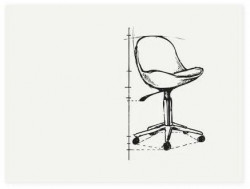 Tabuľa magnetická BOARD-UP 75x100 cm