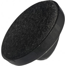 Mini stierka magnetická s držiakom na popisovač, čierna