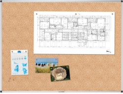 Tabuľa korková UNITE 90x120 cm