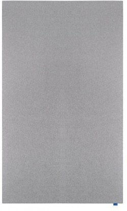 Textilná akustická napichovacia nástenka WALL-UP verikálna 200x119,5 cm tichá sivá