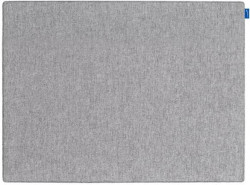 Textilná akustická napichovacia nástenka BOARD-UP 75x50 cm tichá sivá