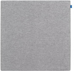 Textilná akustická napichovacia nástenka BOARD-UP 75x75 cm tichá sivá