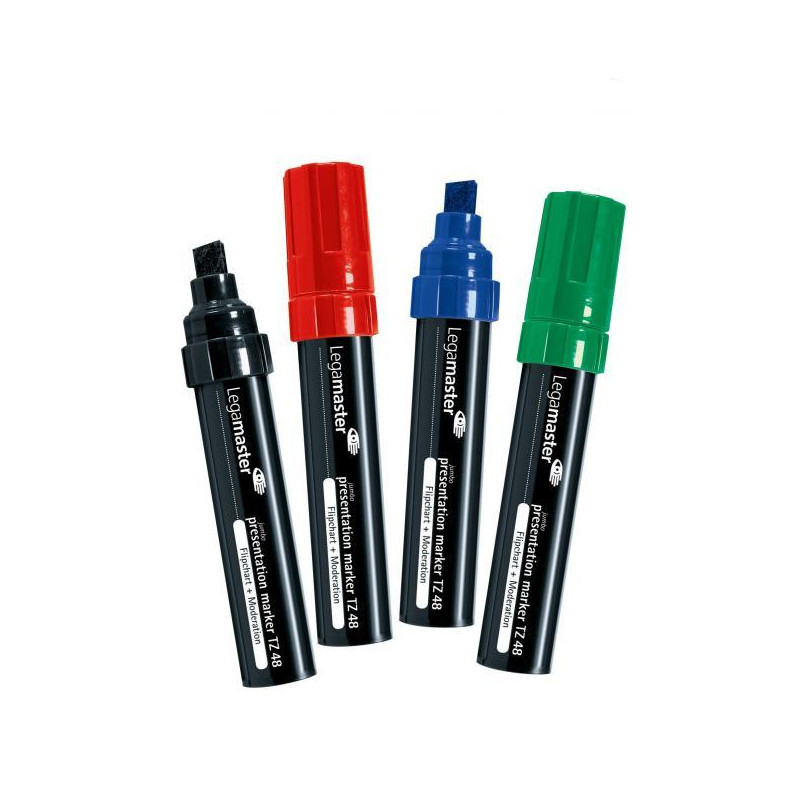 Sada popisovačov na flipchartové bloky Legamaster JUMBO TZ 48/4S
