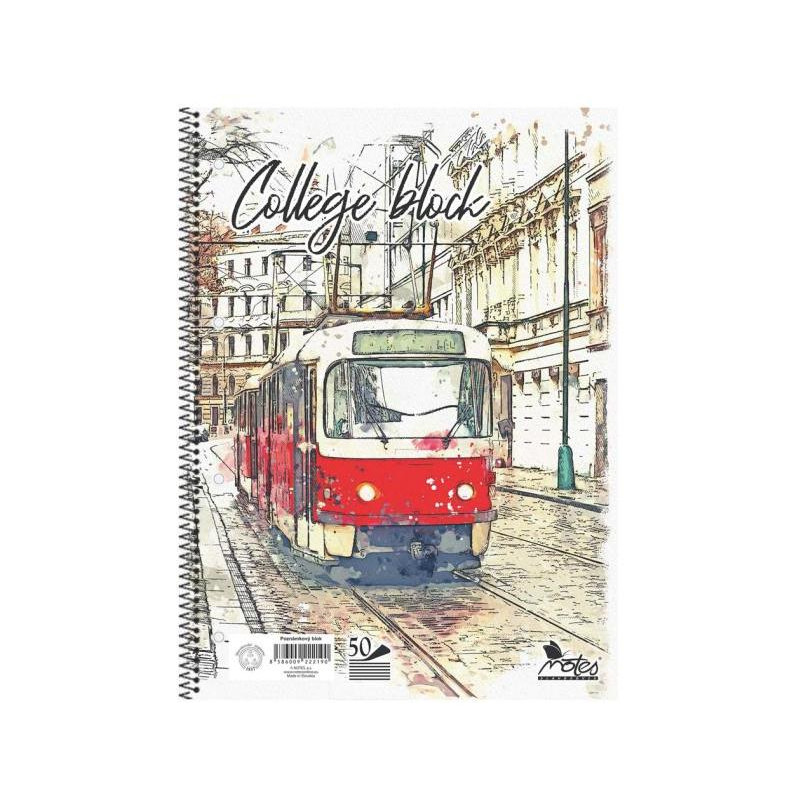 Blok College Notes A4 50 listov linajkový