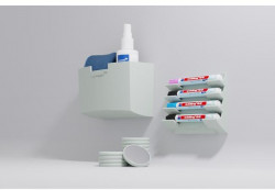 Magnety na sklenené tabule GLASSBOARD, zelené 5ks