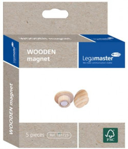 Magnety na tabule drevené 5 ks