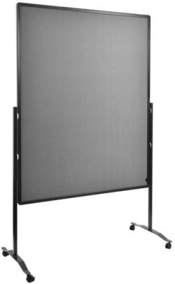 Moderačná tabuľa plstená 150x120 cm PREMIUM PLUS sivá