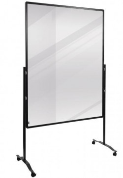 Moderačná predeľovacia tabuľa PREMIUM PLUS 150x120cm transparentná