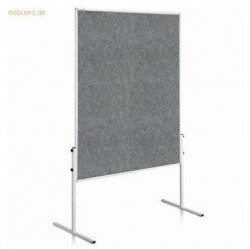 Moderačná tabuľa plstená 150x120 cm ECONOMY sivá neskl.