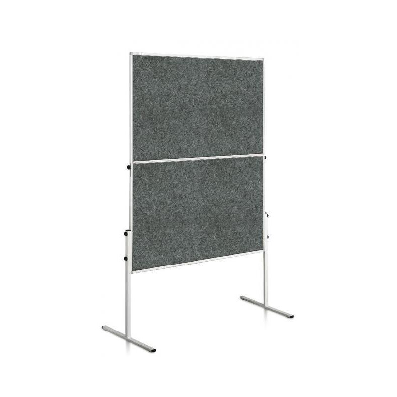 Moderačná tabuľa plstená 150x120 cm ECONOMY sivá