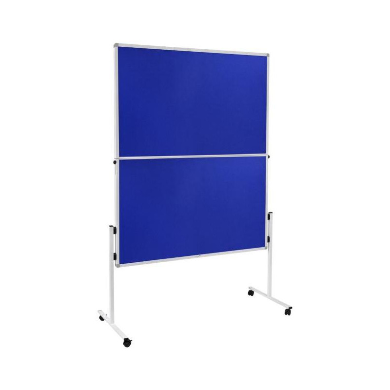 Moderačná tabuľa plstená 150x120 cm ECONOMY modrá