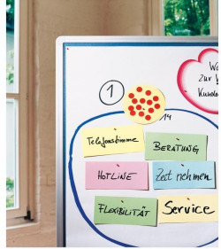 Moderačný papier 100 ks biely