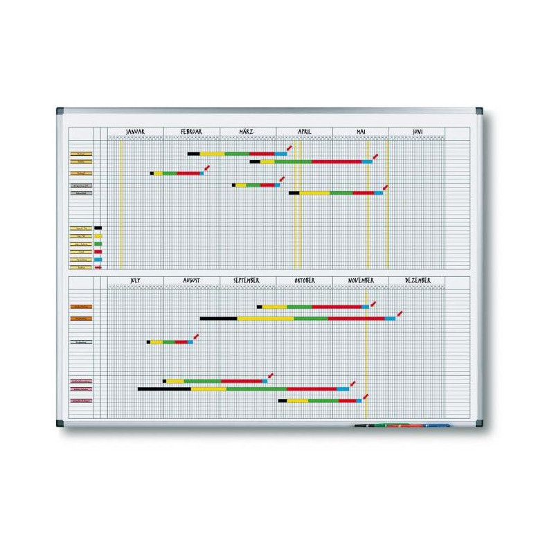 Plánovacia tabuľa ročná PREMIUM 90x120 cm