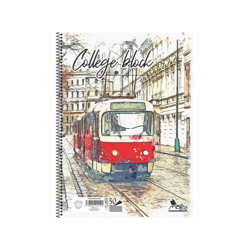 Blok College Notes A5 50 listov linajkový