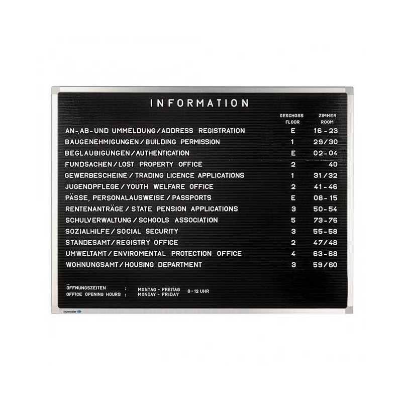 Informačná tabuľa PREMIUM 60x80 cm