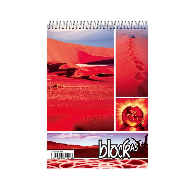 Blok poznámkový Krpa A5 50 listov linajkový horná špirála