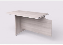 Doplnkový stôl Lenza Wels, 130x76,2x70 cm, agát svetlý