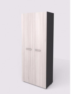 Šatníková skriňa Lenza Wels, s výsuvným vešiakom a policami, 79,8x196,5x42,2cm, agát svetlý