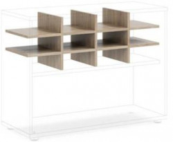 Priehradka do niky BASIC, otvorená, 96,2x35,3x32,7cm, dub Sonoma