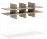 Priehradka do niky BASIC, otvorená, 96,2x35,3x32,7cm, dub Sonoma