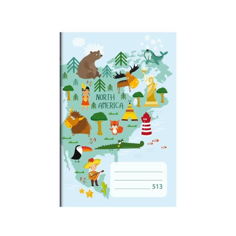 Zošit 513 A5 10 listov linajkový