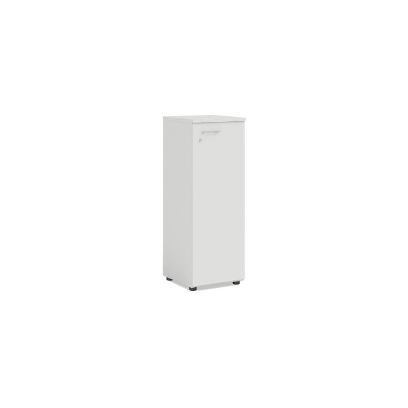 Policová skriňa BASIC, pravé dvere so zámkom, 40x40x111,7cm, biela Policová skriňa BASIC, pravé dvere so zámkom, 40x40x111,7cm, biela