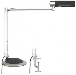 Lampa stolná MAUL Office strieborná/čierna