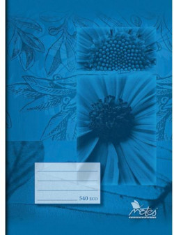 Zošit 540 A5 40 listov čistý recyklovaný