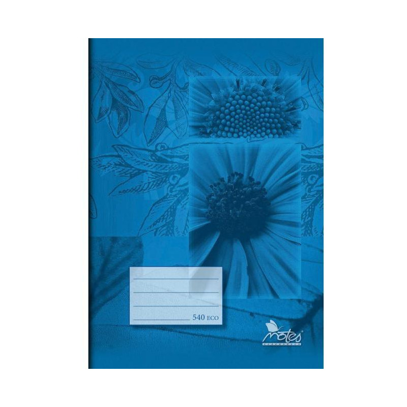 Zošit 540 A5 40 listov čistý recyklovaný