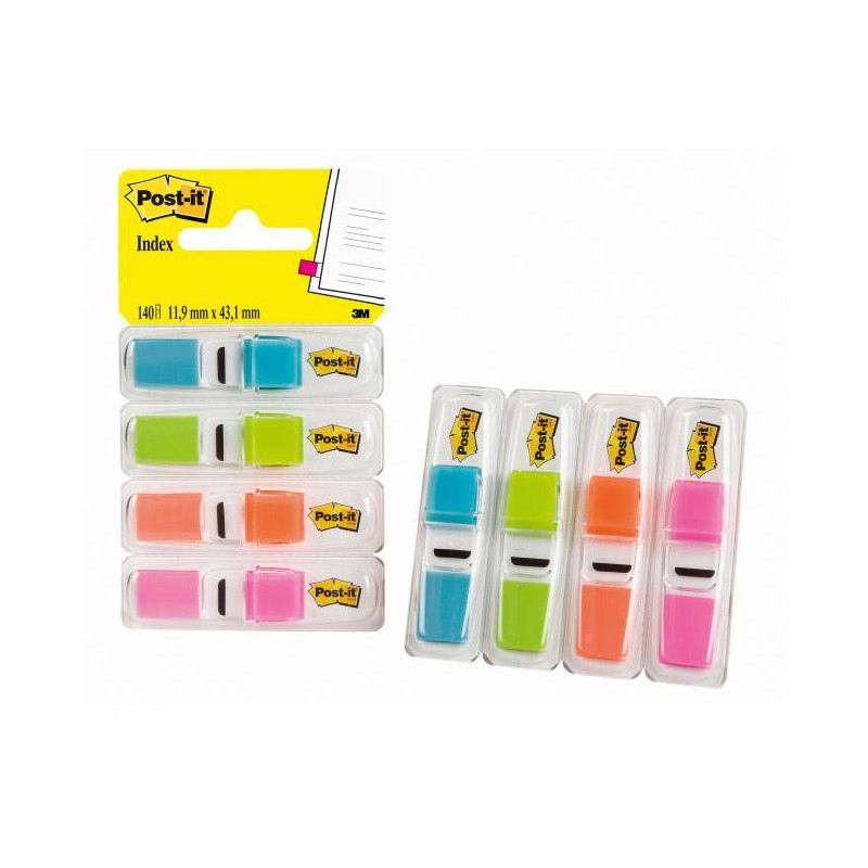 Záložky Post-it Index úzke v zásobníku