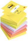 Z-bloček Post-it, 76x76 mm, neónové farby, 6 bločkov po 100 lístkov
