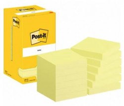 Bloček Post-it 76x76 žltý 12x100 lístkov