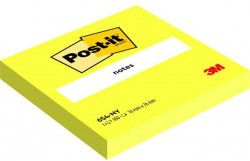 Bloček Post-it 76x76 žltý 6x 100 lístkov