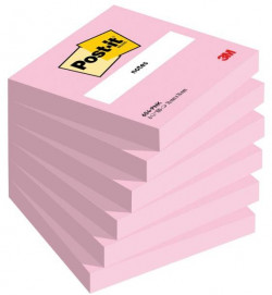 Bloček Post-it 76x76 ružový 6 x 100 lístkov